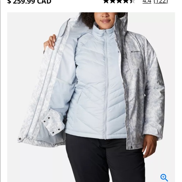 New, with tags, Columbia 3-in-1 winter jacket. 1XL. - Picture 7 of 11